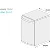 Minibar Silence 40 Puerta Inox 100% Silencioso